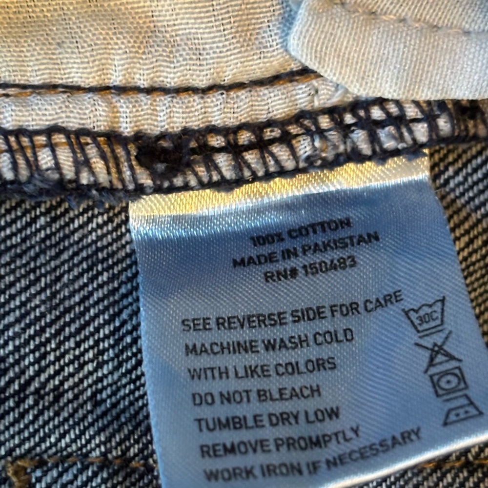 Arketype Mens Blue and White Patterned Skinny Jeans - Picture 6 of 10